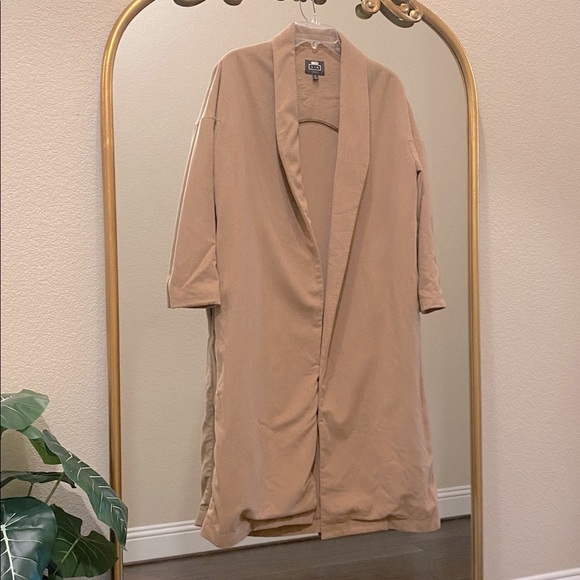 AYR The Robe Coat Camel Hair Wool Blend Longline Size S/M - Picture 8 of 11